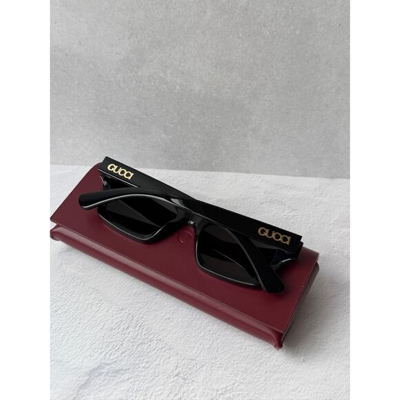 NEW Gucci GG1790S Black Cat Eye Logo Sunglasses main image 5